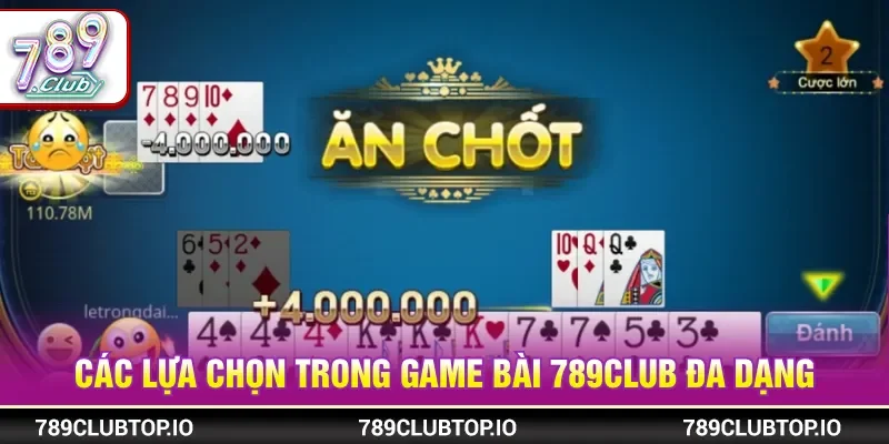 Các siêu phẩm game bài 789CLUB với quy luật rõ ràng